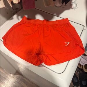 Gymshark Bright Red Athletic Shorts